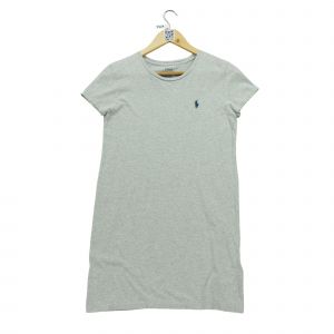 Reconditionné - Robe Femme Robe Tee-Shirt Gris - Taille M - Femme - Gris - Occasion