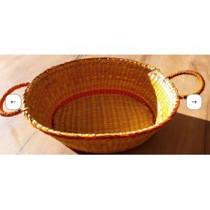 Corbeille panier osier - Occasion