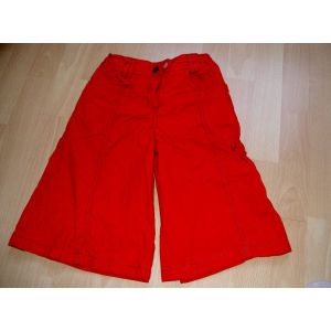 Pantacourt (Jupe Culotte) Kiabi Rouge - Occasion