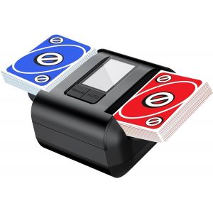AVUMDA Mélangeur de Cartes Automatique, Mélangeur de Carte pour 1-2 Ponts Mode Auto et Manuel Rechargeable 2000 mAh Faible Bruit pour Poker, UNO, Blackjack, Skip-Bo, Phase 10, Texas Hold&#39;em, Belote - Occasion