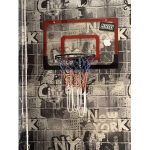 Mini Panier De Basket Intérieur Mural Arceau Flexible Et Panneau En Plexiglass,Filet, Protection Arrière En Mousse Pour Préserver Vos Murs Arceau Inclinable À 45° - Occasion