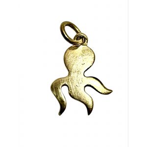 Pendentif Pieuvre Dodo En Or 18 Carats &ndash; 2,2 G &ndash; Bijou Original - Occasion