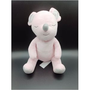 Doudou Peluche Souris Assise - Rose Et Grise - Tom & Kiddy Bisous D'ange - Env. 22 Cm - Occasion