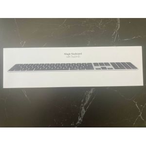 Magic Keyboard Apple noir avec Touch ID - (2025, FR, pavé numérique) - Occasion