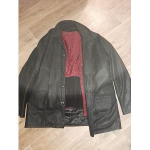 Veste Giorgio Veste Courte Cuir 54 Noir - Occasion