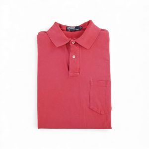Reconditionné - Polo Manches Courtes Homme Rouge - Taille M - Homme - Rouge - Occasion