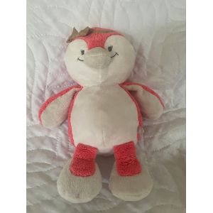 Doudou peluche pingouin rose Daisy et coco noukies 28cm pinguïn pinguin roos - Occasion