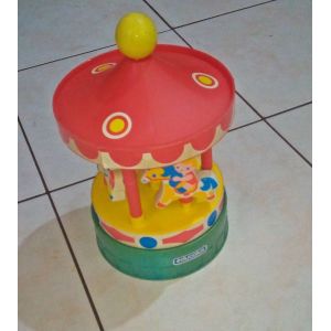 Manege Carrousel Chevaux Educalux Vintage Musical .. - Occasion