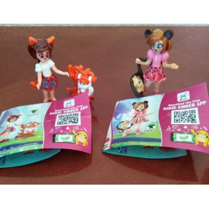 Lot Figurines Kinder SurpriseSérie Enchantimals Sd422 Et Sd423 - Occasion