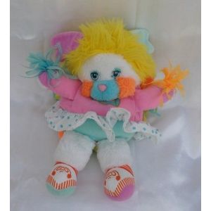 Peluche Doudou Popples Cheerleader Vintage 1987 Puffball Near Mint Mattel - Occasion