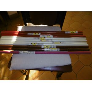 Rayher Feuilles Papier Vitrail Transparent 70x100cm 42grs Couleurs Différentes Lot De 10 - Occasion