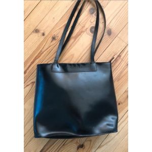 Chic Et Neuf Sac Lamarthe Noir Cuir L30 X H26,5 Cm Et 58 Cm Avec Lanière P 9 Cm - Occasion