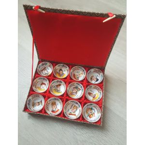 Coffret De Tasse En Porcelaine À Saké Chinois. - Occasion