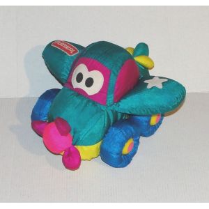 Peluche Avion Sonore En Toile Vintage 1993 Playskool - Occasion
