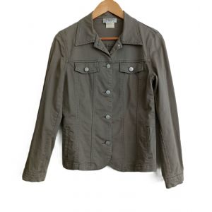Veste Multipoche Vert Kaki. Antonelle. Coton. Taille 38 - Occasion