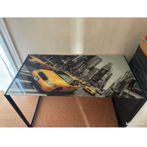 Bureau En Verre New York - Occasion