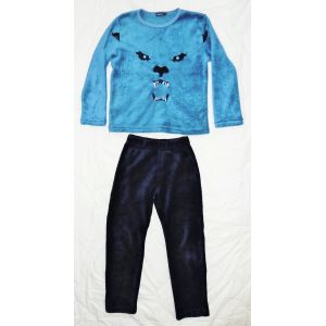 Pyjama Monstre Bleu. Eponge. In Extenso. Polyester. Taille 10 Ans - Occasion