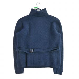 Reconditionn&eacute; - Pull Femme Laine Et Cachemire - Taille Xl - Femme - Marine - Occasion