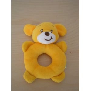 Doudou Hochet Chien Jaune Bledina - Occasion