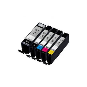 PGI-570 CLI-571 - cartouches compatible Canon - multipack 5 couleurs : noire, cyan, magenta, jaune - Occasion