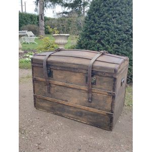 Ancienne malle en bois ( n&deg;2) - Occasion