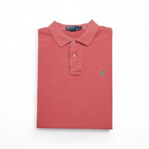 Reconditionné - Polo Manches Courtes Homme Rose - Taille L - Homme - Rose - Occasion