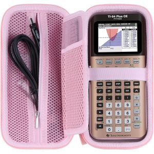 Dur &Eacute;tui de Protection pour TI-NSPIRE CX II-T/TI-Nspire CX CAS/TI-84 Plus CE-T/TI-84 Plus CE/TI-89 Titanium Calculatrice Graphique (Rose) - Occasion