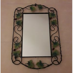 Miroir ancien fer forg&eacute;. - Occasion