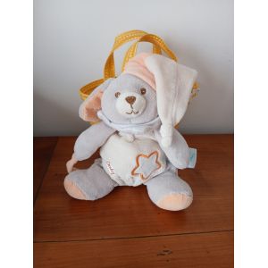 Baby Nat: Doudou Petit Chien avec bonnet de nuit - Occasion