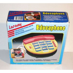 éducaphone téléphone parlant lansay jouet déveil italien - Occasion