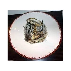 Ancien Plateau A Fromages "B&eacute;casse" - Signe Brachet-Terrasson - Occasion