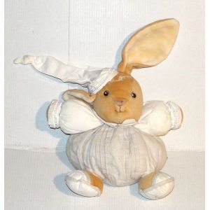 doudou lapin boule tissus lilirose kaloo - Occasion