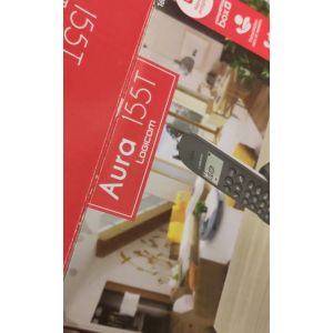 Bo&icirc;tier original Logicom Aura 155T et le mode d'emploi notice d'utilisation manuel pour Aura 155T 255T 355T t&eacute;l&eacute;phone DECT r&eacute;pondeur automatique mains libres compatible box - Occasion