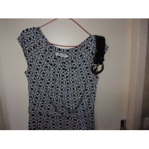 Robe Été Christine Laure Noir/Blanc T 44 - Occasion