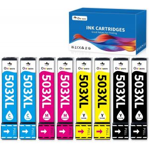 Lot De 8 Cartouches 503Xl 503 Xl Compatibles Avec Epson 503Xl Multipack Cartouche Encre Pour Epson Expression Home Xp-5200 Xp-5205 Xp5200 Workforce Wf-2960Dwf Wf-2965Dwf Wf-2960 Wf-2965 - Occasion