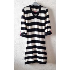 Robe Little Marcel Taille Xs À Rayures Tons Noir Et Blanc - Occasion