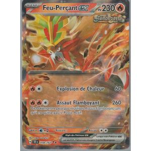 Carte Pokémon - Feu-Perçant Ex - 038/162 - Ultra-Rare - Ev5 Forces Temporelles Sous Sleeve - Choupine50 - Occasion