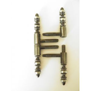 2 Fiches paumel acier vieilli verni 13x90mm TLAV pour Fen&ecirc;tre Porte Meuble - Occasion