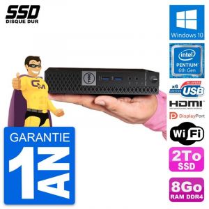 Mini PC Dell OptiPlex 7040 Micro G4400T RAM 8Go SSD 2To HDMI Windows 10 Wifi - Occasion