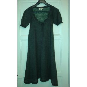 Robe Vanessa Bruno Kid Mohair Verte T 36 - Occasion