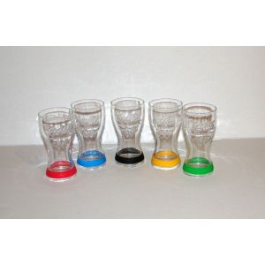 Coca Cola Serie Complete Des 5 Verres Jo De Londres 2012 Macdo - Occasion