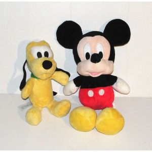 Peluche Mickey Et Dingo Disney Nicotoy - Occasion