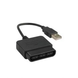 Adaptateur Playstation to USB pr manettes Joystick C&acirc;ble convertisseur USB pr contr&ocirc;leur jeu PS play station am&eacute;liore setup connect facile manettes & accessoires compatibl install rapide qualit&eacute; gamer - Occasion