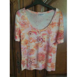Tee-Shirt Multicolore Antonelle - Taille 40 - Occasion