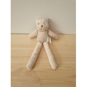 Doudou Ours Beige Petit Kimbaloo - Occasion