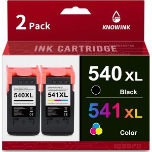 540XL 541XL Encre Compatible avec Cartouche Canon 540 541 PG-540 CL-541 pour Canon PIXMA MG3650S MG3650 MG4250,Canon PIXMA TS5150 TS5151 Imprimante - Occasion