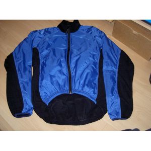 Blouson De Cyclisme Pour Hiver Molletonné Bleu Marine Et Noir Décathlon Taille 46 - 48 - Occasion