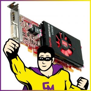 Carte Graphique AMD FirePro V3900 1Go LP PCI-Express DisplayPort DVI Low-Profile - Occasion