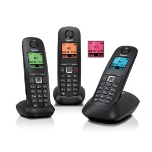 GIGASET AS470 TRIO DECT NOIR - Occasion
