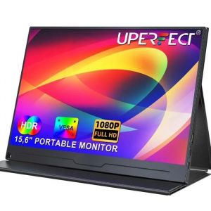 Moniteur portable UPERFECT 15,6 pouces 1920 * 1080 FHD &eacute;cran IPS pour PC - Occasion
